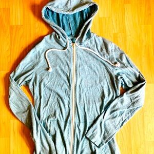 👕Men’s American Rag Zip up Hoodie Size Small Light Blue 👕